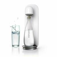 sodastream med vit bakgrund hög kvalitet ultra foto