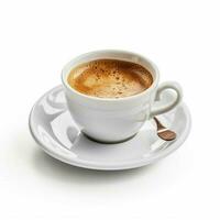 kaffe med vit bakgrund hög kvalitet ultra hd foto
