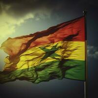 flagga av etiopien hög kvalitet 4k ultra foto
