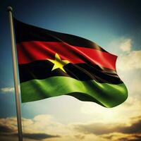flagga av moçambique hög kvalitet 4k ult foto