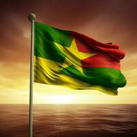 flagga av Togo hög kvalitet 4k ultra hd foto