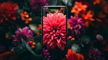 blommor tapet iphone utsökt hyper-detalj foto