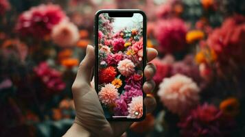 blommor tapet iphone utsökt hyper-detalj foto