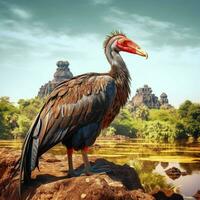 nationell fågel av cambodia hög kvalitet 4k ultra foto