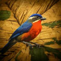 nationell fågel av Dominikanska republik hög kvalitet foto