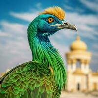 nationell fågel av turkmenistan hög kvalitet 4k ul foto