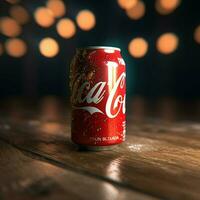 produkt skott av Coca Cola citra hög kvalitet 4k foto