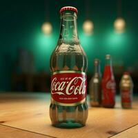 produkt skott av Coca Cola liv hög kvalitet 4k foto
