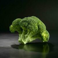 produkt skott av Foto av broccoli med Nej backgr