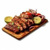 produkt skott av Foto av carne asada med Nej bac