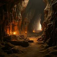 vilseledande grottor hög kvalitet ultra hd 8 K hdr foto
