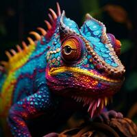 vibrerande djur tillsats en stänk av Färg till de värld foto