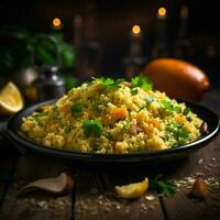 cous cous hög kvalitet 4k hdr foto