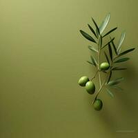 oliv minimalistisk tapet hög kvalitet 4k hdr foto