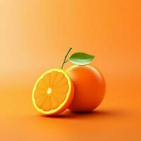 orange minimalistisk tapet hög kvalitet 4k hdr foto