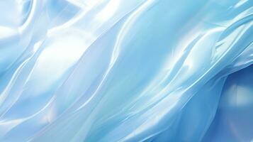 blå silke tyg textil- satin abstrakt bakgrund, ai generativ foto