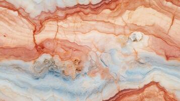 abstrakt marmor textur agat röd, ai foto