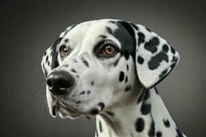 Foto av dalmatian hund. ai generativ proffs Foto