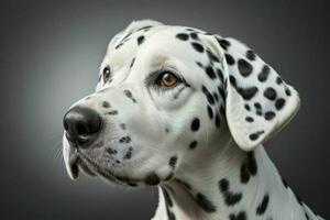 Foto av dalmatian hund. ai generativ proffs Foto