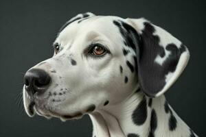 Foto av dalmatian hund. ai generativ proffs Foto