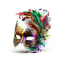 mardi gras festlig karneval mask foto