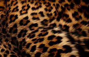 leopard textur toppvy. generera ai foto
