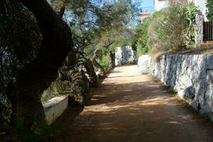 camino de ronda på de katalansk costa brava, s'agaro, Spanien foto