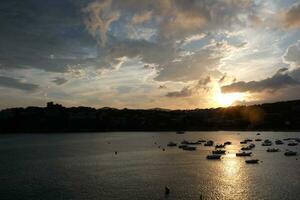 stränder av de costa brava, s'agaro, en stad nära sant feliu de guixoler och playa de aro foto