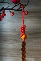 kinesisk traditionell mitten höst festival i dekorativ stil. foto