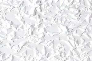 Foto vit skrynkliga papper textur bakgrund design Plats vit tona