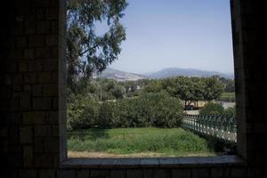 fantastiska landskap av Israel, utsikt över det heliga landet foto