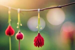 Foto tapet de himmel, blommor, de Sol, de blommor, de Sol, de blommor,. ai-genererad