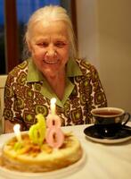 mormors 86: e födelsedag. foto