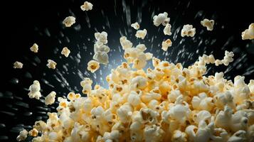 ai generativ en Foto av popcorn