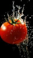 en Foto av tomat