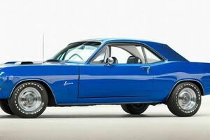 1966 plymouth barracuda bil. ai generativ proffs Foto