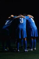 fotboll spelare team foto