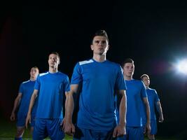 fotboll spelare team foto