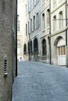 gata i gammal stad, Genève, schweiz foto