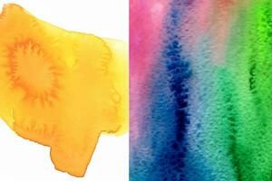 hand målare färger vattenfärg färga textur bakgrund foto