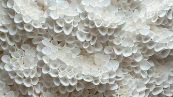 vit abstrakt textur. origami. bröllop bakgrund. ai genererad foto