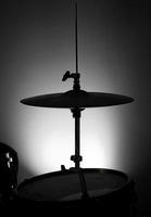 musikinstrument rytm del cymbal foto