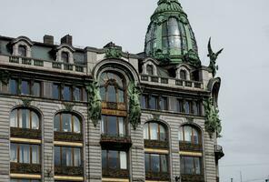 känd sångare hus byggnad i st. petersburg foto