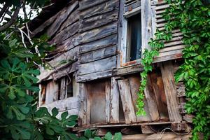 abstrakt forntida byggnad hus windows foto