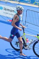 internationell triathlon 2012, Genève, schweiz foto