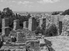 de gammal stad av tunis foto