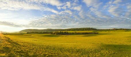 lanscape på de brevine, neuchatel, schweiz foto