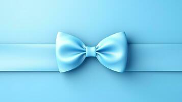 topp panorama- se Foto av blå band och mustasch form symbol av prostata cancer. generativ ai
