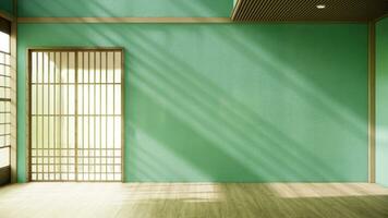 modern japan stil och dekorerad med skåp på vit vägg. foto