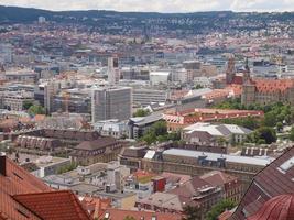 flygfoto över Stuttgart, Tyskland foto